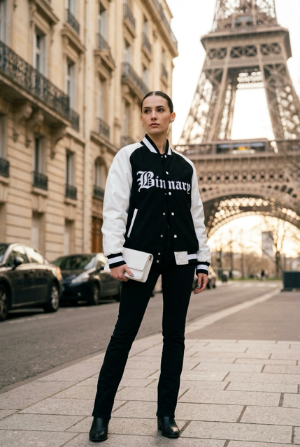 Binary Varsity Jacket