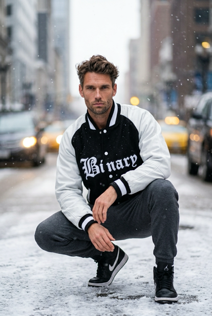 Binary Varsity Jacket
